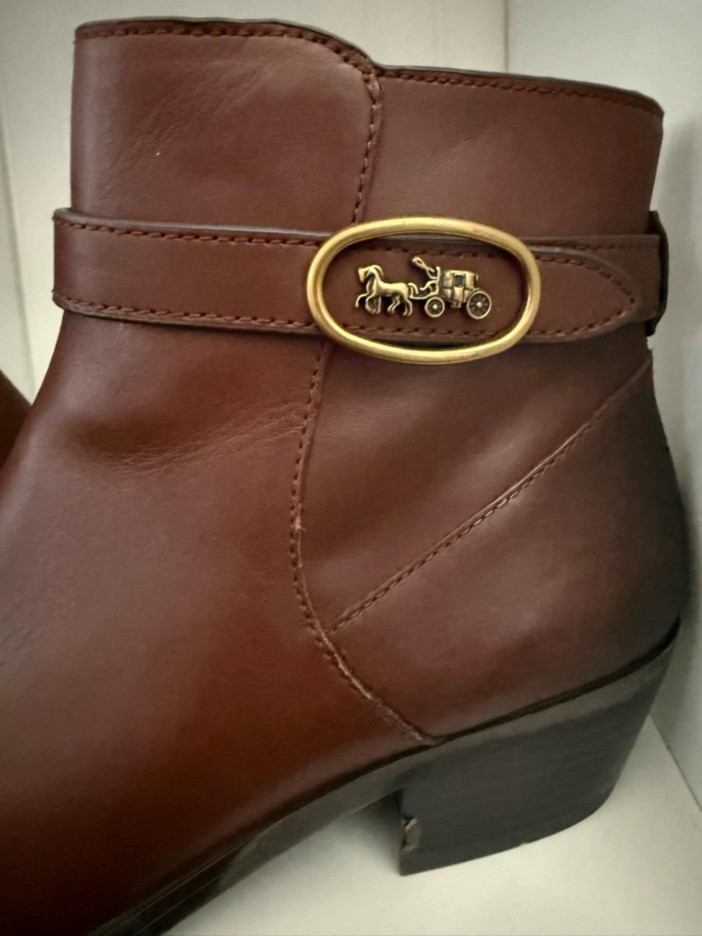 Coach Dylan Walnut Booties - Picture 3 of 16